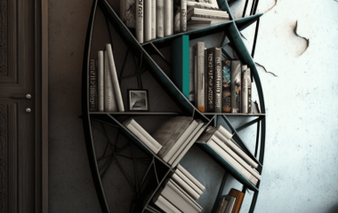 עיצוב ספרייה מברזל