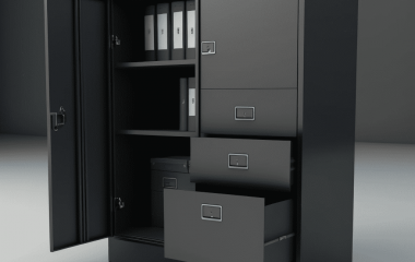 ארון מתכת למשרד הביתי